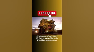 Innovative Technologies in Mining! 🚀 #Mining #Technology #AI #AutonomousVehicles