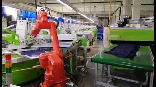 screen printing with Robotic  arm