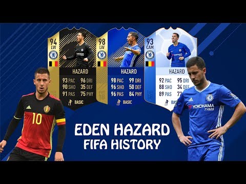 EDEN HAZARD FIFA ULTIMATE TEAM HISTORY | FIFA 10 - FIFA 18