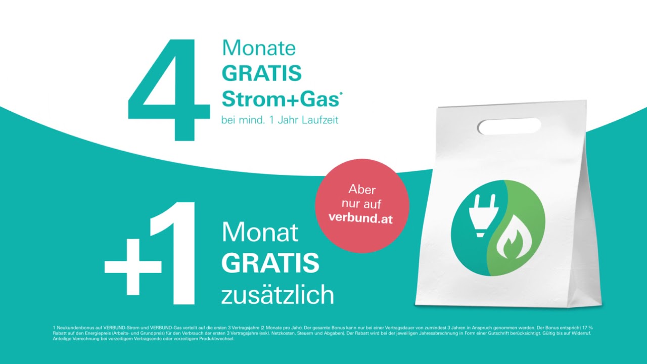 Gratis Strom & Gas von VERBUND - YouTube