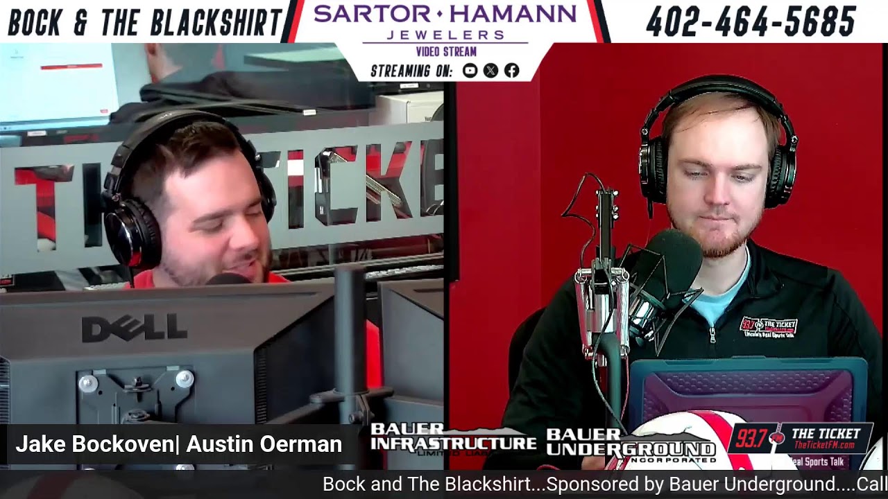 Nebraska Basketball GAMEDAY + Husker QB Commit Moving to Lincoln on "Bock and The Blackshirt"