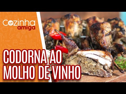 Quail in Wine Sauce and Neapolitan Polenta - Marcos Baldassari | Cozinha Amiga (12/10/21)