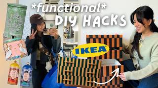 IKEA HACKS TO STAY ORGANIZED & STYLISH ✨