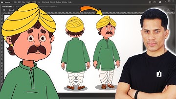 Rotate Cartoon Character Animation | Make Cartoon Video | 2D Animation | @LearnAnimationHindi