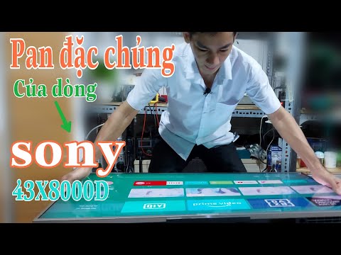 Video Tivi sony 43X8000D sọc màn hình và cách xử lý || LE... - youtube