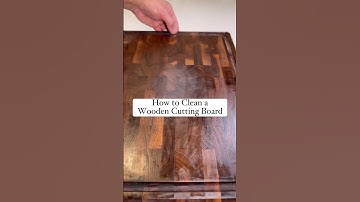 How to Clean a Wooden Cutting Board