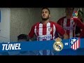 Túnel de vestuarios del Real Madrid vs Atlético de Madrid