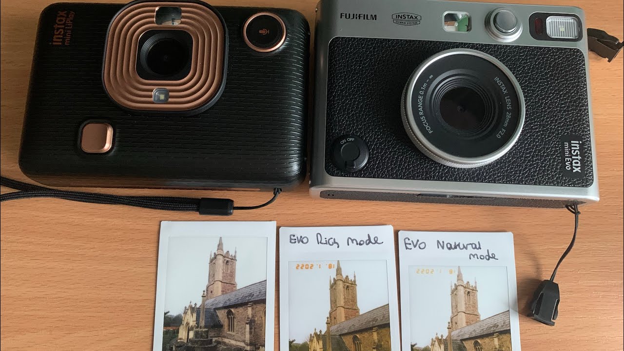 Fujifilm Instax Mini Evo Vs Instax Mini LiPlay: Side by Side Image