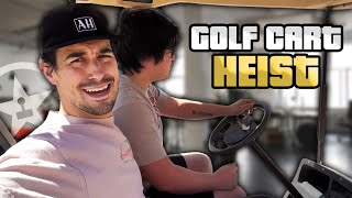 Between the Games - Driving a Stolen Golf Cart in the Office