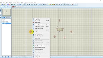 How to Pcb layout Design simple circuit in Proteus
