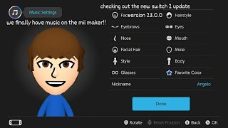 Full checking out the nintendo switch 2 23.0.0.0 system update! music on the mii maker gamechat and more! News