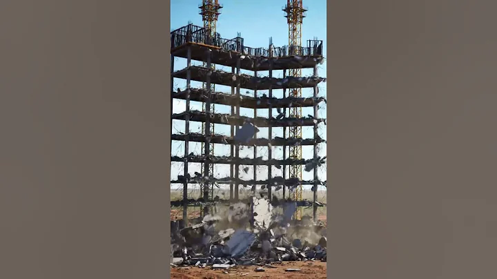 Under construction building collapses suddenly 😱💥 #collapse #constructionfail #buildingfall #viral