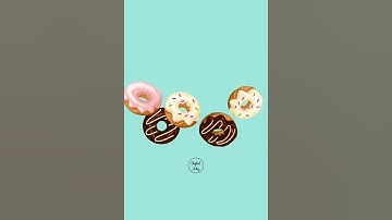 Donuts Illustration 🍩 #shorts