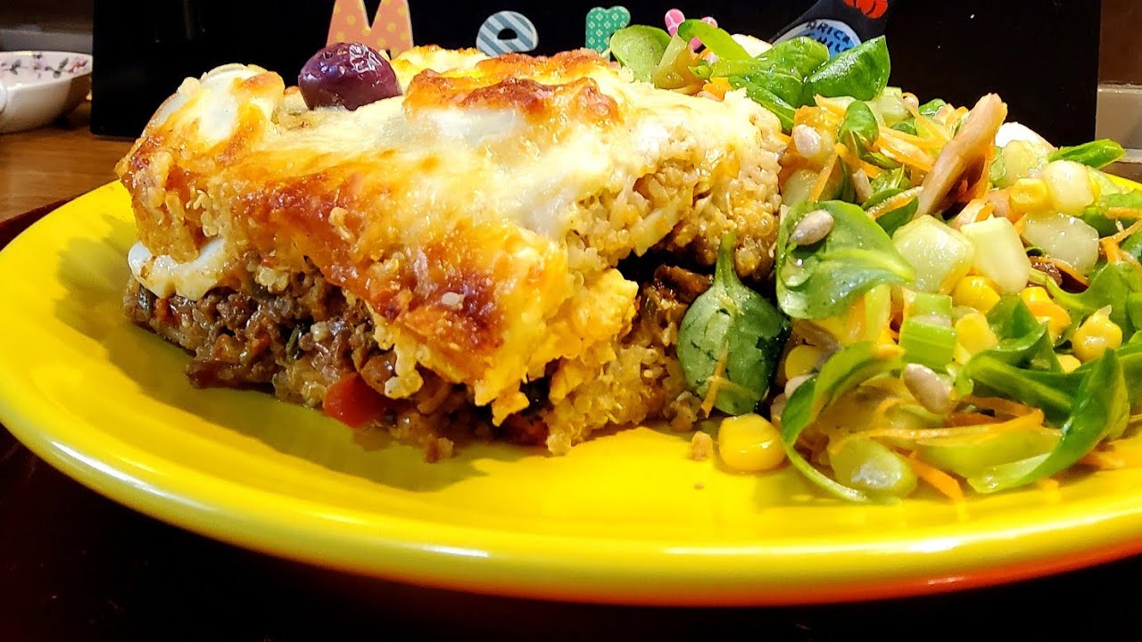 PASTEL DE QUINUA/QUINOA/LASAGNE DE QUINUA- QUINOA.