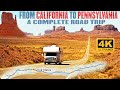 From California to Pennsylvania a complete road trip in 4K