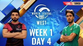 [TR] W1D4 - PMWL WEST - Super Weekend | PUBG MOBILE World League Season Zero (2020)
