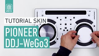 Pioneer DDJ-WeGo3 White Skin - How to apply a dj controller Skin Tutorial Doto Design