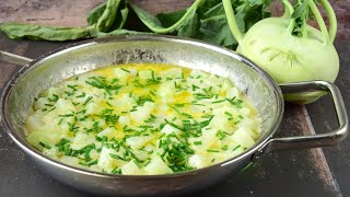 You will cook this delicious kohlrabi recipe over and over again! healthy recipes