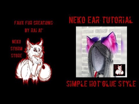 Simple fur ear tutorial by Rai at Neko Storm Store.