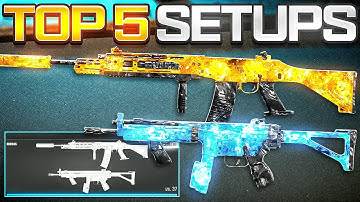 NEW TOP 5 *ZERO RECOIL* META LOADOUTS in WARZONE👑