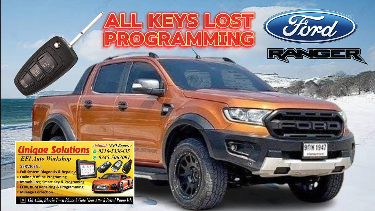 Ford Ranger Model 2012 All Keys Lost Programming #ford #fordranger # ...