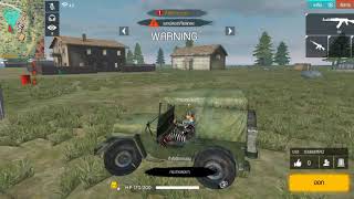 FREE FIRE​ มาดูจุดจบของโปร (โดนโปรขับรถชนตายแต่ต้นเกมส์)​ screenshot 5