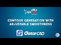 Contour Generation with Adjustable Smoothness in GstarCAD using SPCAD v25.1