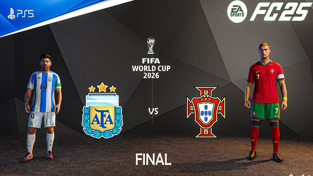 FC 25 - Portugal Vs Argentina - World Cup 2026 | Ft. Messi ,Ronaldo | PS5™ [4K60]
