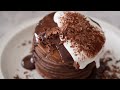 チョコレートパンケーキの作り方(How to make chocolate pancakes)