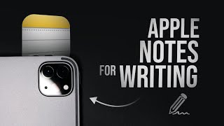 How to Use Apple Notes in iPad for Writing (tutorial)
