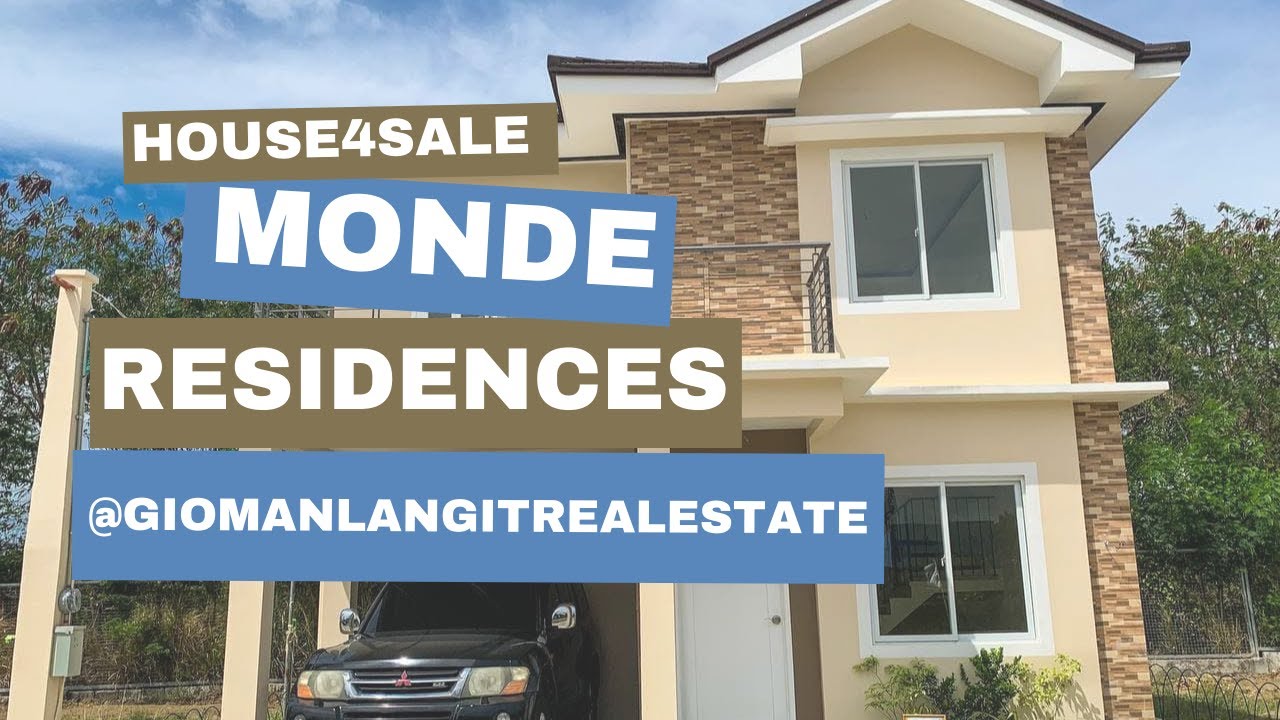 MONDE RESIDENCES | HOUSE FOR SALE | (Ready for Occupancy) | @giomanlangitrealestate