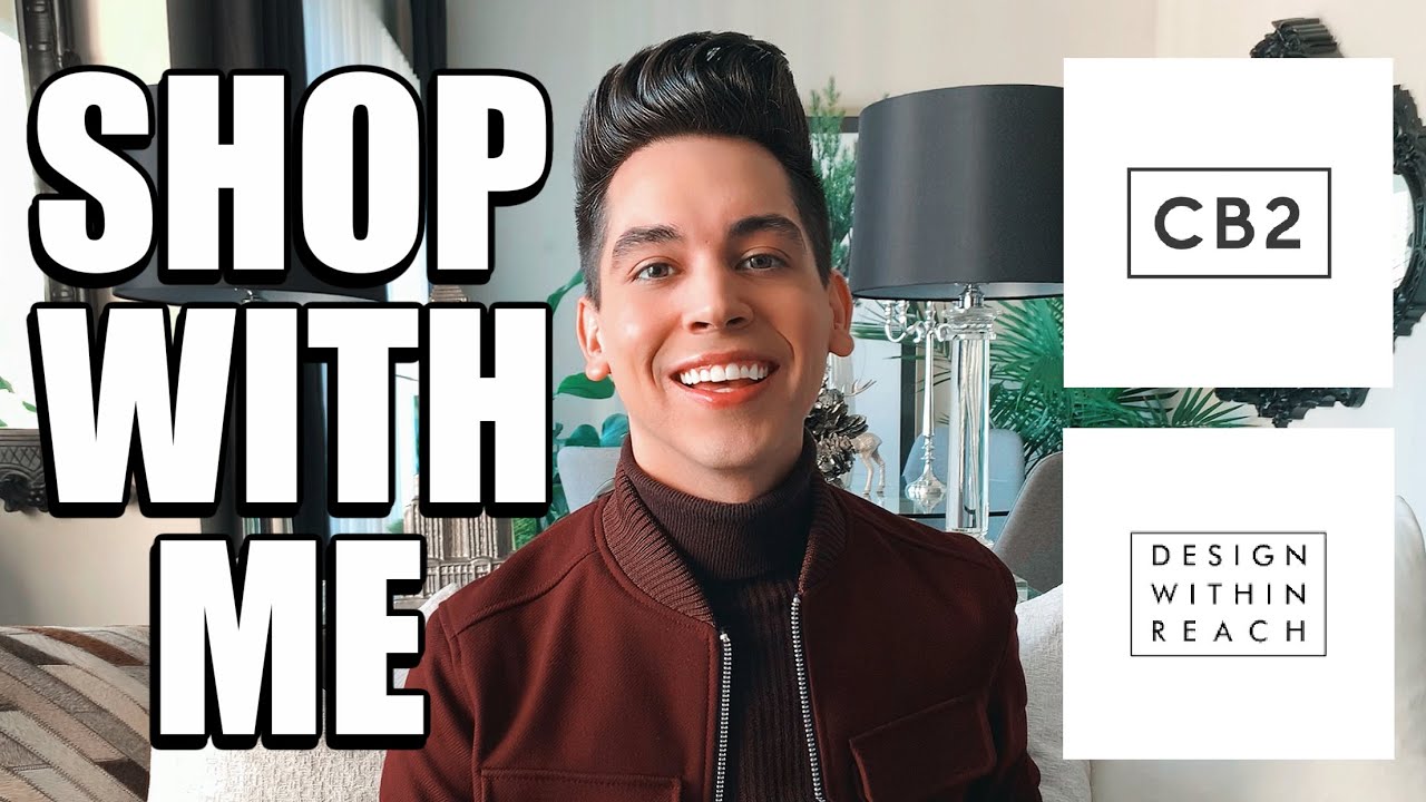 CB2 + DESIGN WITHIN REACH SHOP WITH ME | HOME DECOR INSPIRATION + AFFORDABLE DUPES | WALKTHROUGH