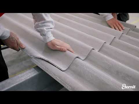 How to mitre Eternit profiled sheeting