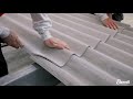 How to mitre eternit profiled sheeting