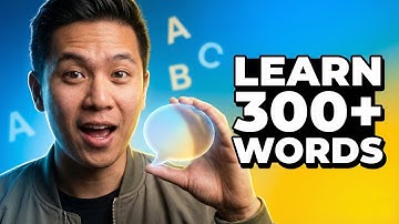 Learn SPEAKING ENGLISH the EASY way (Comprehensible Input) – 300+ Words in a Single Video