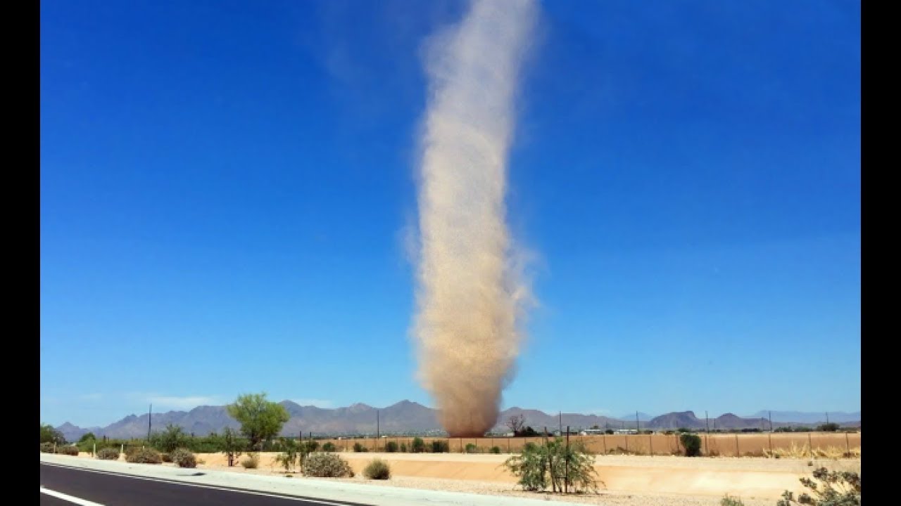 Huge Dirt Devil in Scottsdale Arizona YouTube