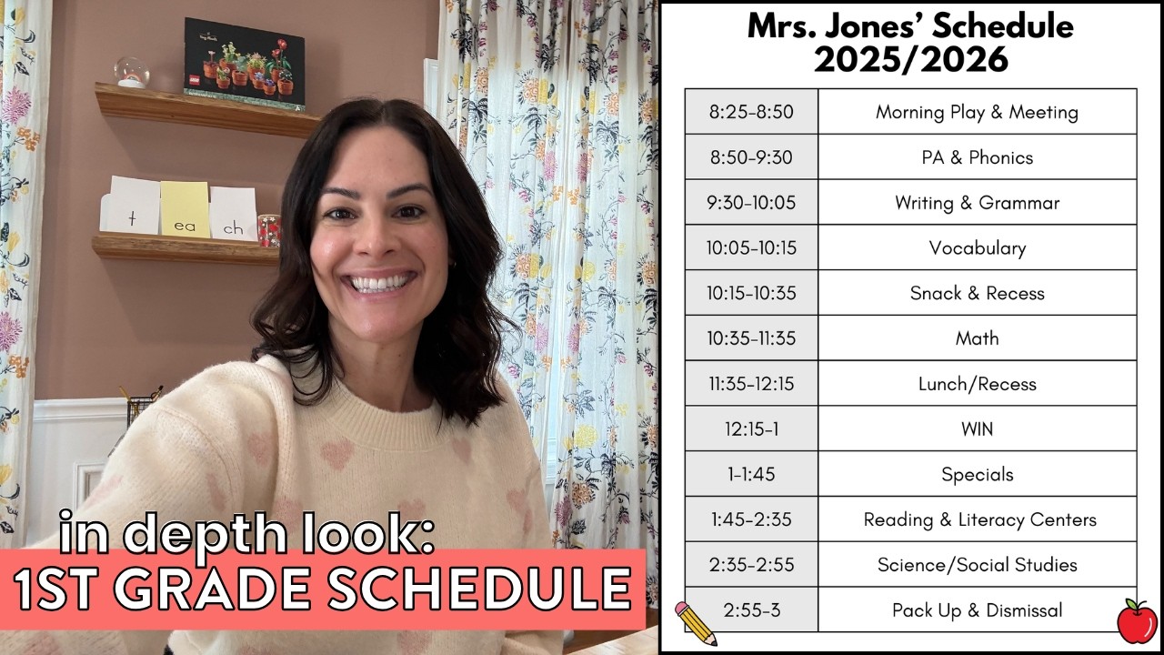 First Grade Daily Schedule (Deep Dive into our Classroom Schedule) 2026