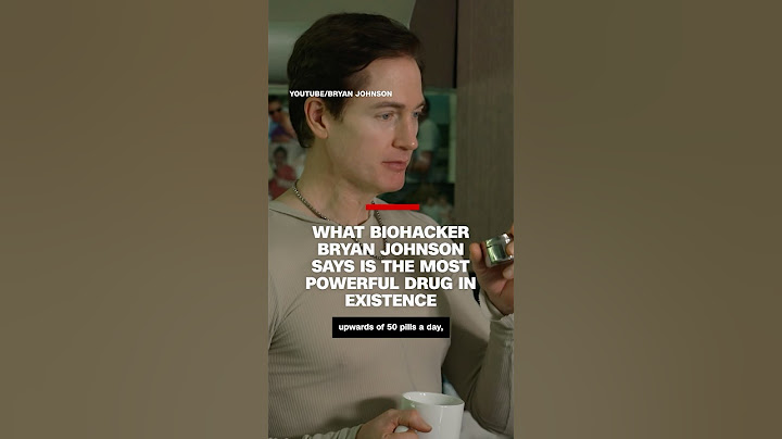 What biohacker Bryan Johnson says is the most powerful drug in existence