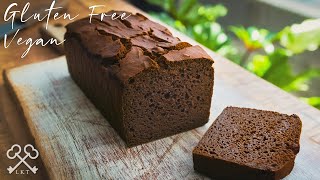 Buckwheat Bread with Cacao | No Knead, GlutenFree, Vegan
