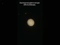 Zooming into Jupiter's red spot.