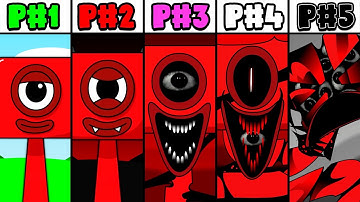 All Phases in New Incredibox Sprunki OC of One (from Numberblocks): From Phase 1 to Phase 5