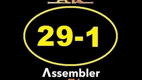 Assembler - Clase 29 Único Video