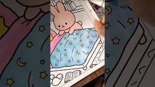 Adorable Bunny Coloring Page | Relaxing & Cute Art