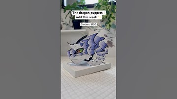 Which Dragon Puppets Sold This Week? 👀 #dragonpuppets #paperdragons