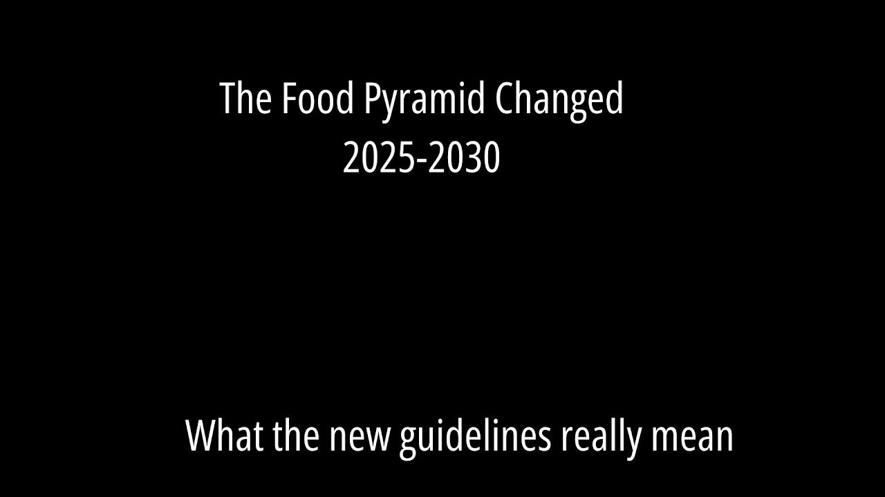 The new Upside Down Food Pyramid