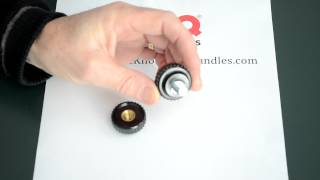 Black Phenolic Knob