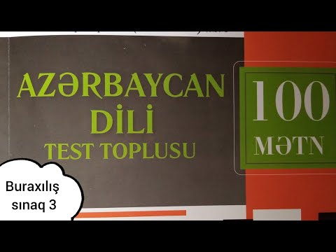 rm nesriyyati azerbaycan dili (Buraxılış imtahanı  ; Mətn testləri)