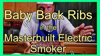 BBQ Baby Back Ribs in Masterbuilt Electric Smoker  Best BBQ Ribs in Masterbuilt Electric Smoker