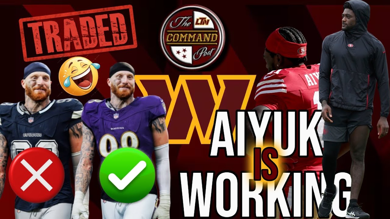 REPORT: Brandon Aiyuk IS Working Out & Wants to Be In Washington + Cowboys STRIKEOUT ON Maxx❌🤣👏🏽