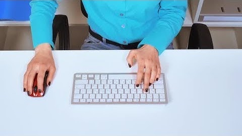 Close Up Female Hands Use Mouse PC and Keyboard | Stock Footage - Videohive